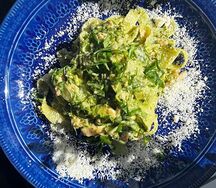 Паста с лососем