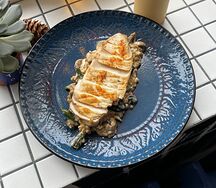 Куриная грудка с булгуром