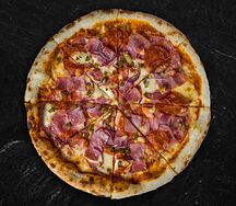 Пицца Дьябло мясная с халапеньо