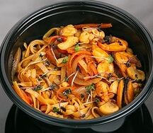 Удон с морепродуктами