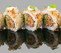 Ролл Бонито с жареным лососем