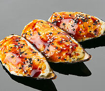 Запечённые мидии в створках