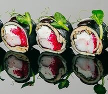 Ролл С марлином и креветкой