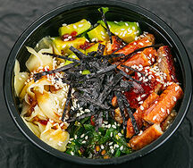 Поке с креветками