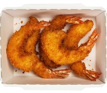 Креветки темпура с соусом