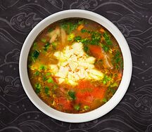 Суп Минестроне с мясом