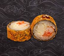 Горячий лосось с креветкой