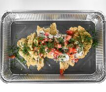 Хрустящая курица в сливочном соусе