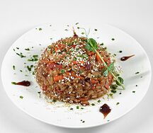 Тяхан с овощами