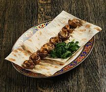 Шампиньоны на мангале