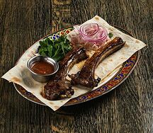 Шашлык из каре ягненка