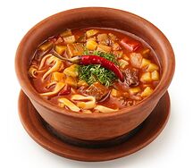 Лагман с говядиной