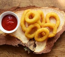 Кольца кальмара в темпуре