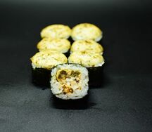 Запечённые с мидиями