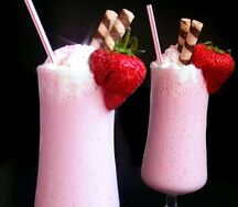 Коктейль молочный Клубника