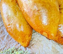 Пирожок с яблоками