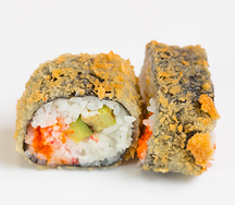 Кани темпура с огурцом