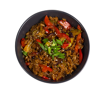 Тяхан со свининой