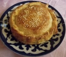 Самса куриная с сыром