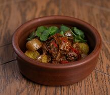 Хашлама из баранины с картофелем