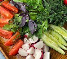 Ассорти из свежих овощей