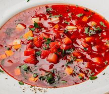 Борщ с говядиной