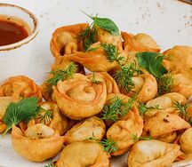 Чучвара жареные