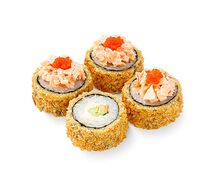 Жареный ролл Тартар кальмар спайси