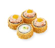 Жареный ролл Тартар креветка спайси