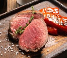 Филе-миньон на углях по-чёрному