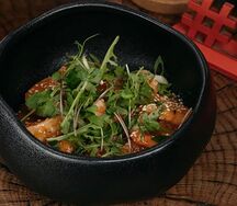 Тигровые креветки в соусе