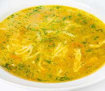 Суп лапша куриная