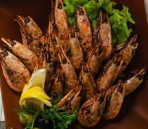 Креветки жареные