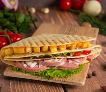 Тортилья с ветчиной