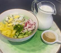 Окрошка овощная