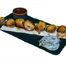 Целые шампиньоны в белом соусе