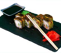 Жареный с мидиями темпура