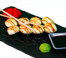 Запеченный мидии ролл