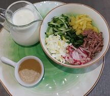 Окрошка мясная