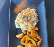 Стейк из индейки с вешенками