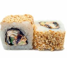 Ролл Острый угорь с огурцом