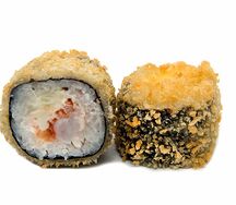 Ролл с лососем и угрем