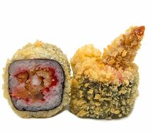 Горячий с лососем и креветкой