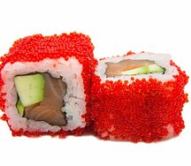 Ролл Калифорния с лососем