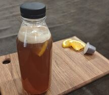 Холодный апельсиновый эспрессо-тоник