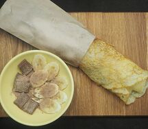 Блин Шоколадно-банановый