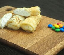 Сет из пяти блинчиков с творожной начинкой