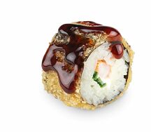 Ролл жареный эби чиз