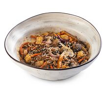 Лапша гречневая с тофу