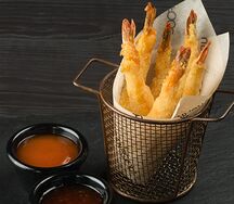 Креветки темпура